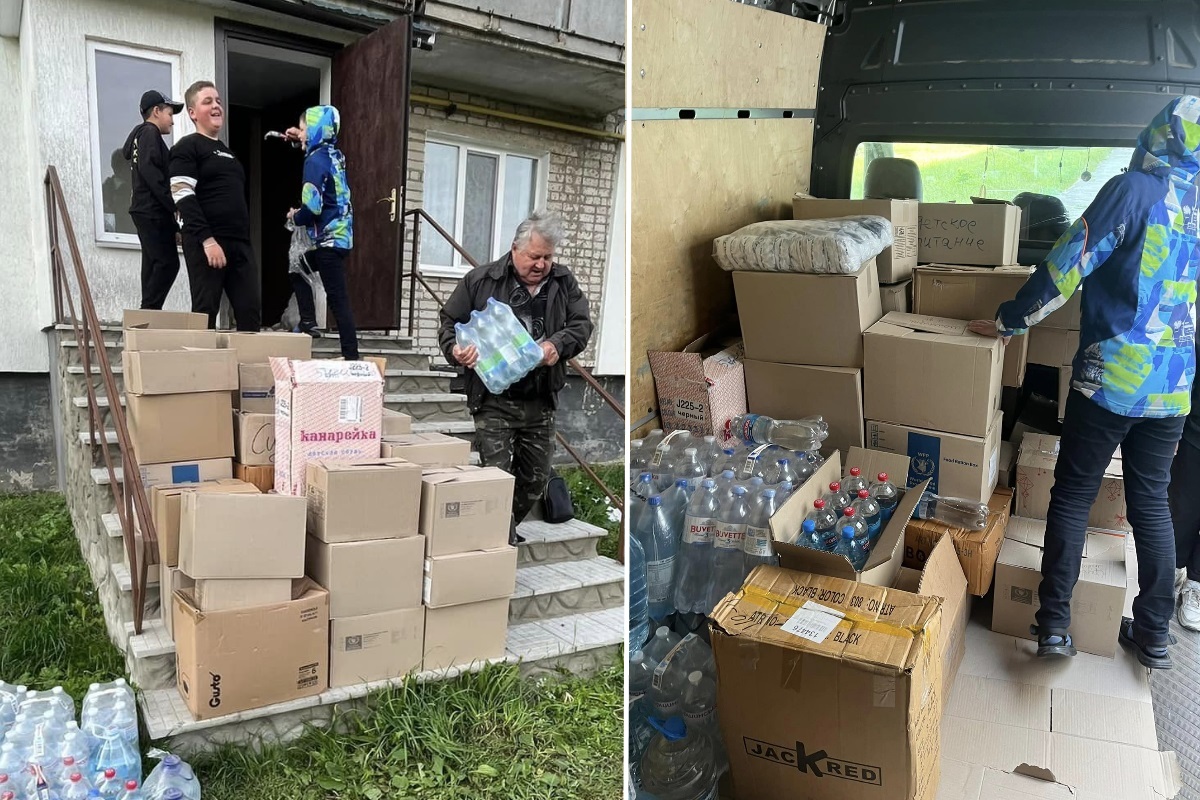 📸 Жителі Свеси зібрали і відправили на Херсонщину гуманітарну допомогу