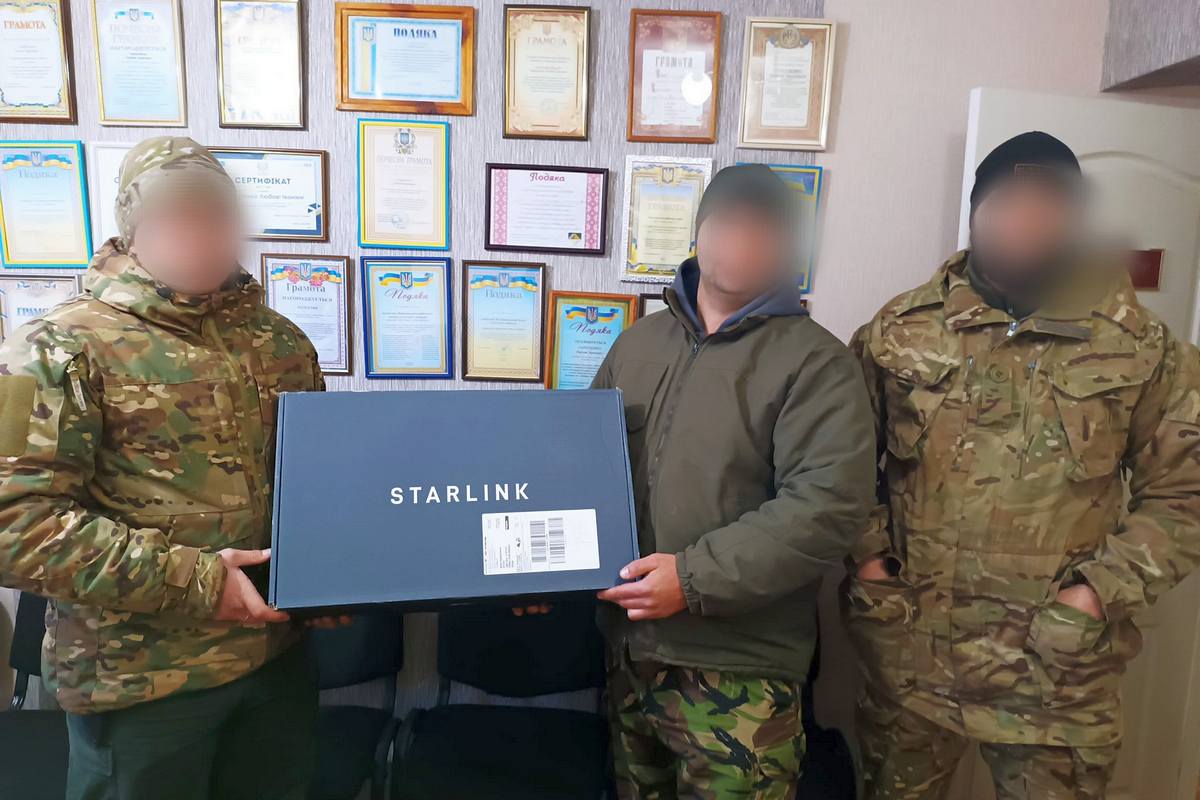 Сусідня Ямпільська громада придбали для воїнів Starlink