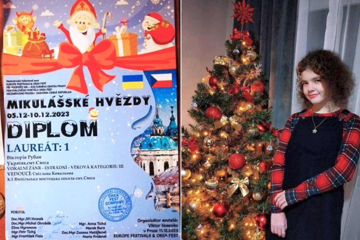 Вікторія Рубан зі Свеси перемогла у міжнародному співочому конкурсі