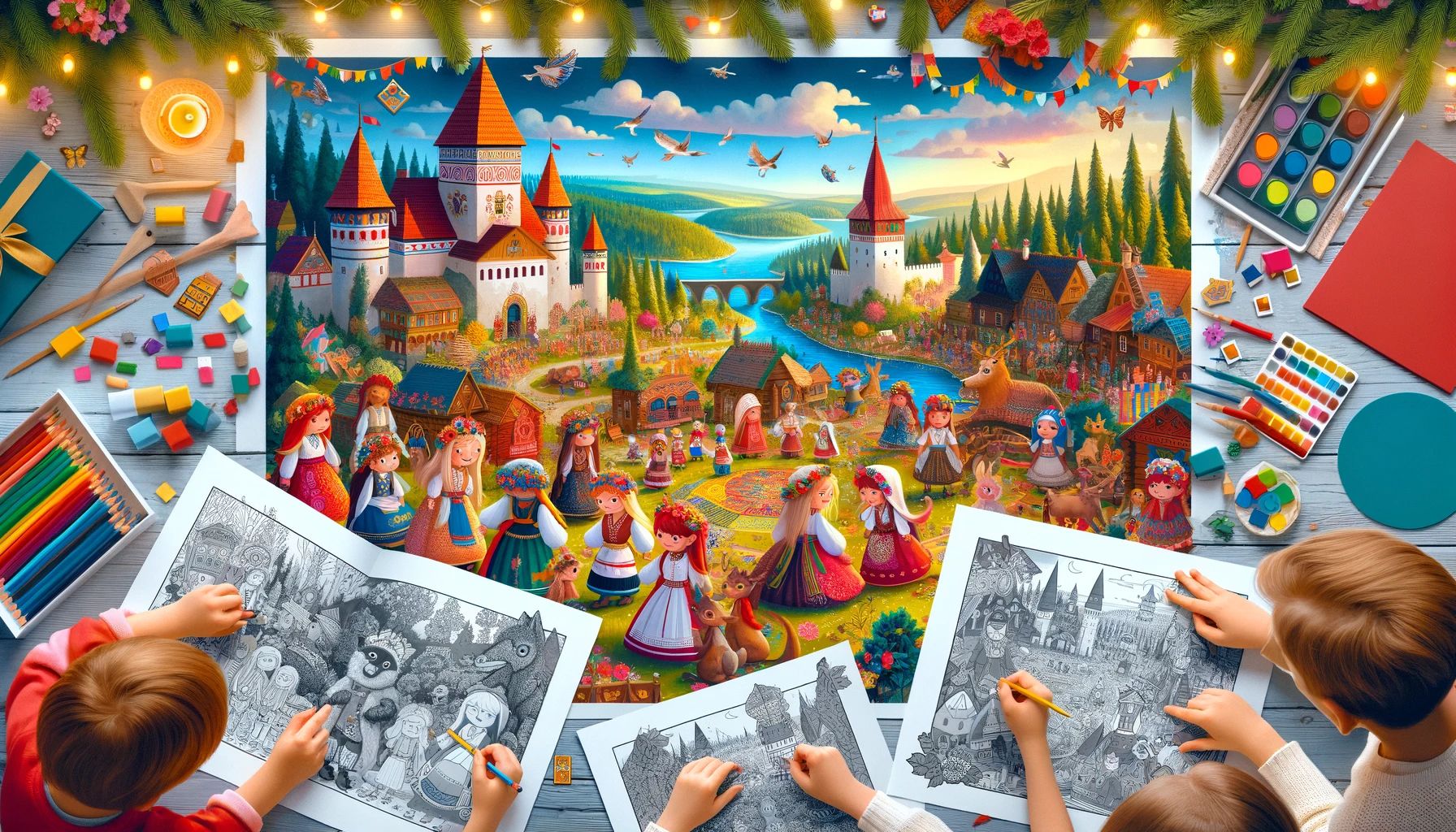 Svesa’s Cultural Heritage: Bringing Tradition to Life with Coloring Pages