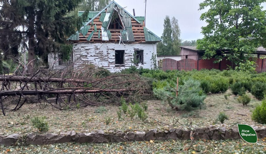 Росіяни скинули КАБ на лісництво у Свесі