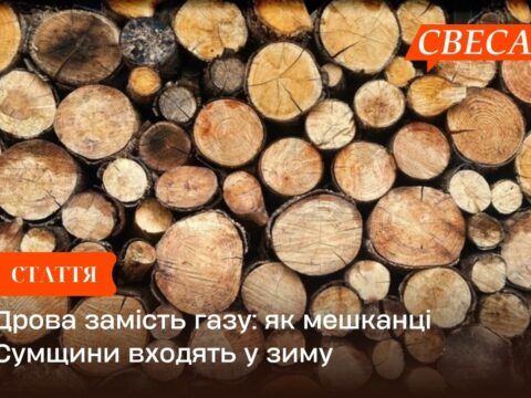 Дрова замість газу: як мешканці Сумщини входять у зиму
