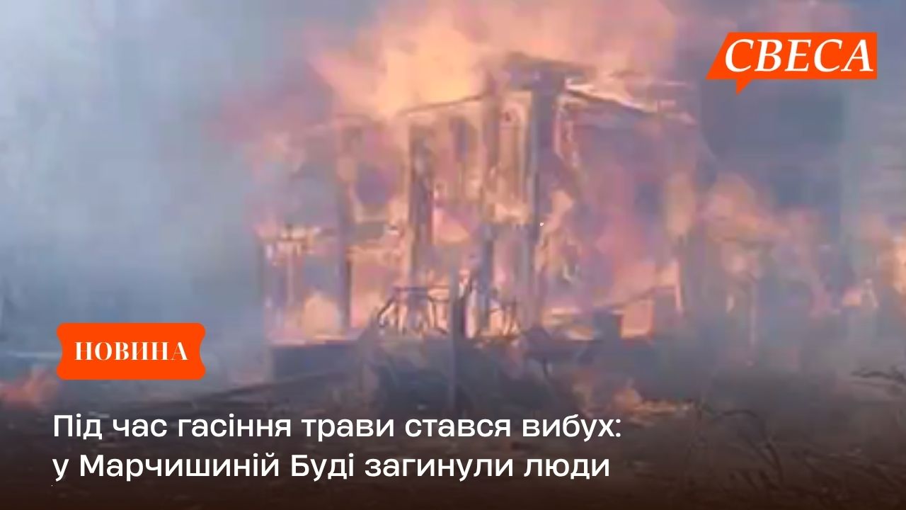 Під час гасіння трави стався вибух: у Марчишиній Буді загинули люди