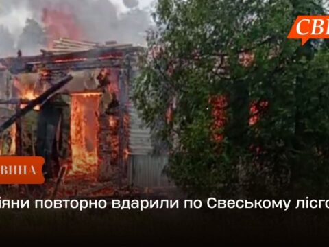 Росіяни повторно вдарили по Свеському лісгоспу