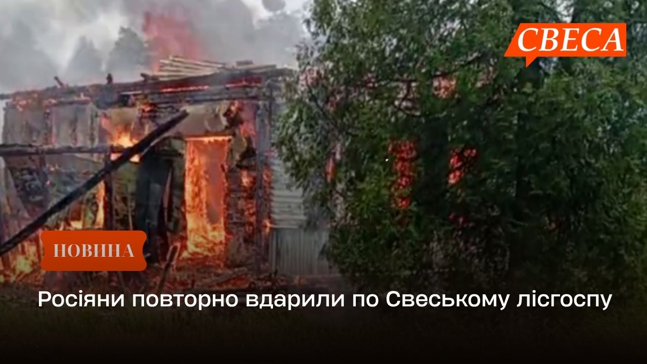 Росіяни повторно вдарили по Свеському лісгоспу