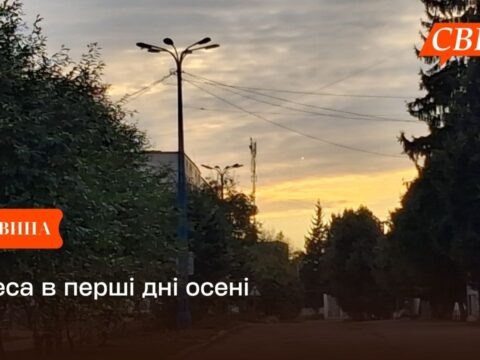 Свеса в перші дні осені